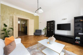 Spacious apartment with balcony at Wenceslas Sq, Prague